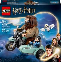 Konstruktorius LEGO® Harry Potter Hagrido ir Hario pasivažinėjimas motociklu 76443, 617 vnt.