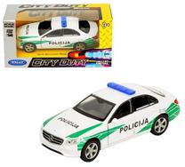  Žaislinė policijos mašina Welly City Duty Police 300562775_44, balta sp./žalia sp.