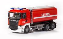  Žaislinė gaisrinė mašina EMEK Scania Fire Tanker, 1:25, raudona sp.