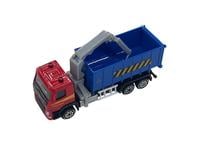  Žaislinis autokranas MSZ City Truck Volvo, 1:72, mėlyna sp./raudona sp.