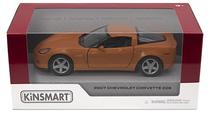  Žaislinis automobilis Kinsmart 2007 Chevrolet Corvette Z06 KT5320, 1:36, (spalva/dizainas parenkami atsitiktine tvarka)