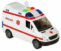  Žaislinis greitosios pagalbos automobilis Big Motors, balta sp.