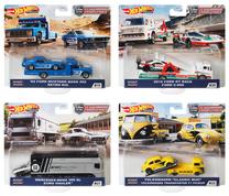  Automobilių rinkiniai Mattel Hot Wheels Team Transport FLF56, 1:64, (spalva/dizainas parenkami atsitiktine tvarka)