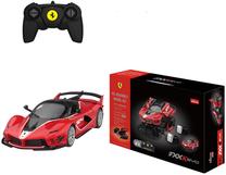  Rc automobilis Rastar Ferrari, 1:18, juoda sp./raudona sp.