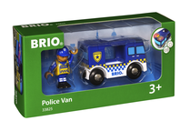  Žaislinė policijos mašina Brio Worl Police Van 33825, mėlyna sp.