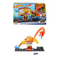 Automobilių trasa Mattel Hot Wheels City Pizza Slam Cobra Attack, įvairių spalvų