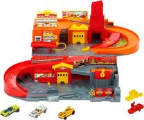 Automobilių stovėjimo aikštelė Mattel Hot Wheels Hot Ones Sto & Go, įvairių spalvų