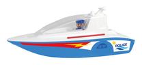  Žaislinė valtis Lena Boazz Police 4723, mėlyna sp./balta sp.