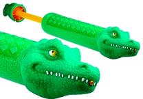 Žaislinis vandens purškiklis Lean Toys Crocodile, 47 cm Žalia sp.