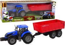 Žaisliniai traktoriai su priedais Lean Toys Farmers Tale, mėlyna sp./raudona sp.