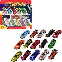  Žaislinių automobilių rinkinys Lean Toys Motor Wheels, įvairių spalvų