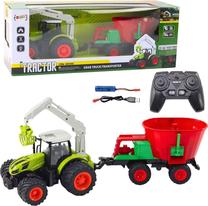  Rc traktorius Lean Toys Farm Machine, 1:24, įvairių spalvų