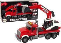  Žaislinis ekskavatorius Lean Toys, raudona sp.
