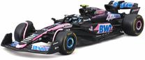  Žaislinis lenktyninis automobilis Bburago F1 Alpine A524 18-38219, 1:43, juoda sp./rožinė sp.
