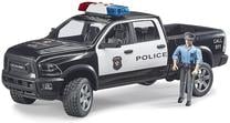  Žaislinė policijos mašina Bruder Police Pickup Ram 2500 02505, 1:16, juoda sp.
