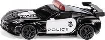  Žaislinė policijos mašina Siku Chevrolet Corvette ZR1 1545, juoda sp.
