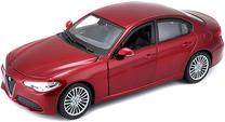  Žaislinis automobilis Bburago Alfa Romeo Giulia 2016, 1:24, raudona sp.