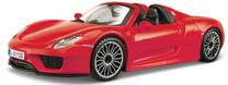  Žaislinis automobilis Bburago Porsche 918 Carrera, raudona sp.
