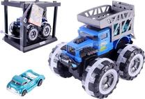  Automobilių rinkiniai Monster, mėlyna sp.