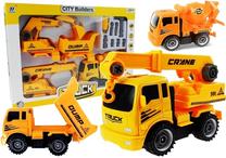  Statybos transporto priemonės City Builders, geltona sp.