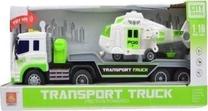  Transporteris City Service, 1:16, balta sp./žalia sp.