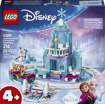 Konstruktorius LEGO® „Disney Frozen“ Elzos ledo pilis ir smagus pasivažinėjimas rogėmis 43281, 216 vnt.