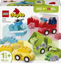 Konstruktorius LEGO® DUPLO® mano pirmosios kūrybiškos transporto priemonės 10474, 42 vnt.
