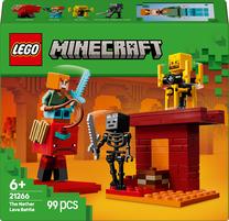 Konstruktorius LEGO® Minecraft Lavos mūšis Nether dimensijoje 21266, 99 vnt.