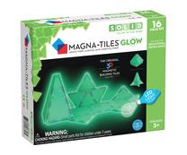 Magnetinis konstruktorius Magna-Tiles Glow, 16 vnt., žalia sp.