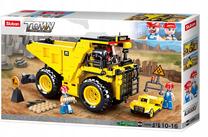 Konstruktorius Sluban Town Dump Truck, 416 vnt., geltona sp.