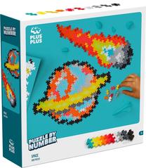 Konstruktorius Plus Plus Puzzle By Number Space PP3912, 500 vnt., įvairių spalvų