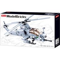 Konstruktorius Sluban Model AH-1Z, 482 vnt., įvairių spalvų