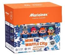 Konstruktorius Marioinex Mini Waffle Police station 905852, 280 vnt., įvairių spalvų