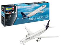 Konstruktorius, lėktuvas Revell Lufthansa Airbus A330-300 03816, 105 vnt., balta sp.