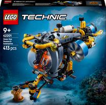 Konstruktorius LEGO® Technic Mokslinių tyrimų povandeninis laivas 42201, 413 vnt.