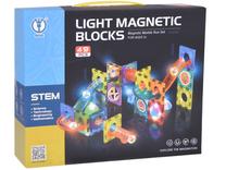 Magnetinis konstruktorius Light Marble Run ZA5250, 49 vnt., įvairių spalvų