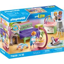 Konstruktorius Playmobil My Life Bedroom With Baby Corner 71609, 50 vnt., įvairių spalvų