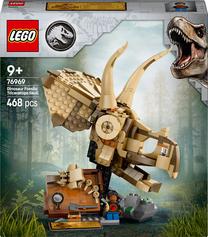 Konstruktorius LEGO® Jurassic World Dinozaurų fosilijos: triceratopso kaukolė 76969, 468 vnt.