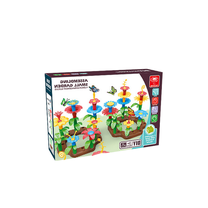 Konstruktorius Lean Toys Small Garden, 148 vnt., įvairių spalvų