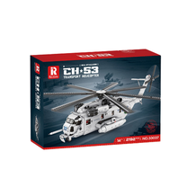 Konstruktorius Transport Helicopter CH-53, 2192 vnt., balta sp./pilka sp.
