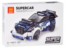 Konstruktorius, automobilis Wange Super Champions Super Car, 164 vnt., mėlyna