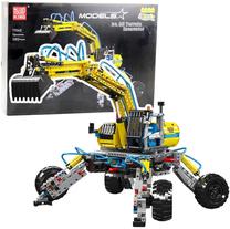 Konstruktorius Lean Toys All Terrain Excavator, 1392 vnt., įvairių spalvų