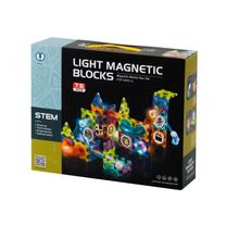 Magnetinis konstruktorius Light, 75 vnt., įvairių spalvų