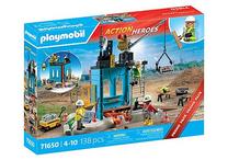 Konstruktorius Playmobil Action Heroes Statybų aikštelė 71650, 138 vnt.