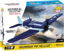 Konstruktorius, lėktuvas Cobi Historical Collection Grumman F6F Hellcat 5883, 235 vnt., mėlyna sp.