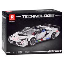 Konstruktorius, automobilis Creative Technologie ZA5787, 348 vnt., balta sp.