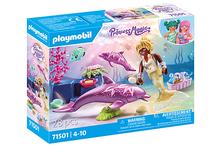 Konstruktorius Playmobil Princess Magic Mermaid With Dolphins 71501, 28 vnt., įvairių spalvų