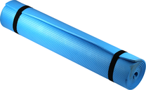 Kilimėlis fitnesui ir jogai Besk, mėlyna sp., 180 cm x 60 cm x 0.6 cm