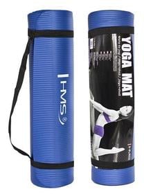 Kilimėlis fitnesui ir jogai HMS YM03 437493, mėlyna sp., 183 cm x 61 cm x 1 cm