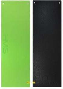 Kilimėlis fitnesui ir jogai HMS MFK03, juoda sp./žalia sp., 180 cm x 60 cm x 1.5 cm
